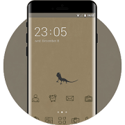 Minimal simple theme lizard brown animal wallpaper 1.0.3 Icon