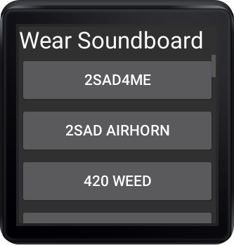 Wear Soundboard