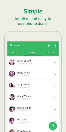 Screenshot Easy Phone: Dialer & Caller ID