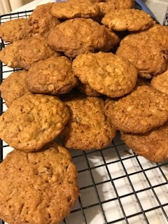 Oatmeal date & coconut cookies