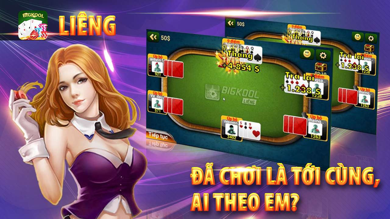 Tiến lên,Tá lả,Bigkool 2016