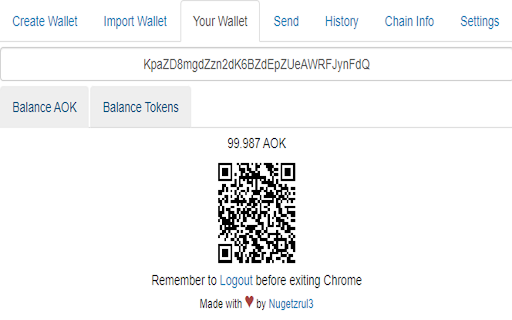 AOK Wallet Extension