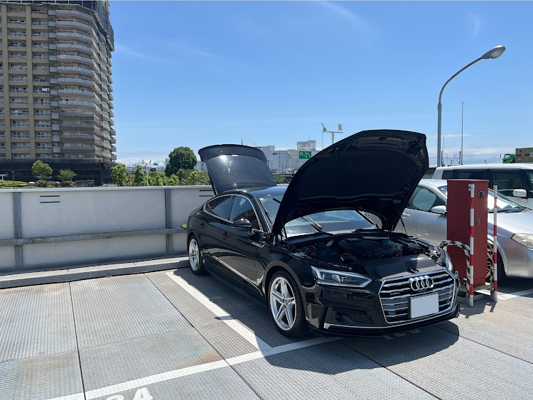 A5 スポーツバックの洗車・梅雨はどこいった？・ワックス掛け・A5スポーツバックに関するカスタム事例の投稿画像1枚目