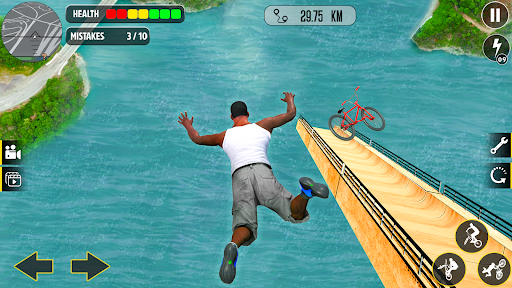 Screenshot Offroad Cycle Game-Cycle Stunt