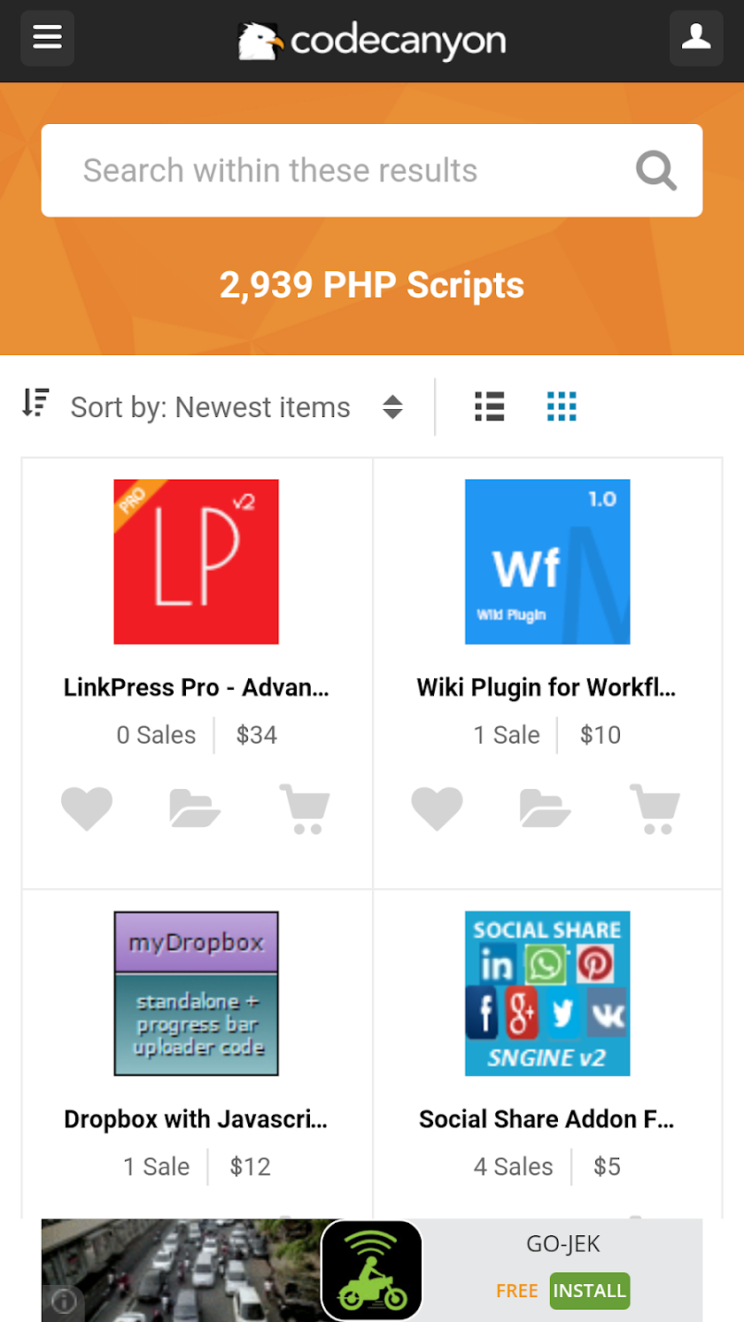CodeCanyon Screen 3
