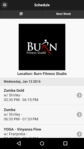 Burn Fitness Mobile