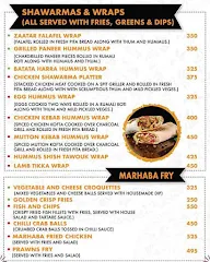 Marhaba menu 5