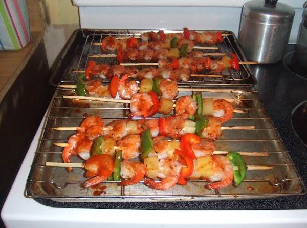 Caribbean Pineapple Shrimp Skewers_image