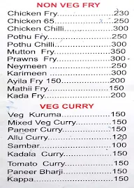 Kerala Cafe menu 3