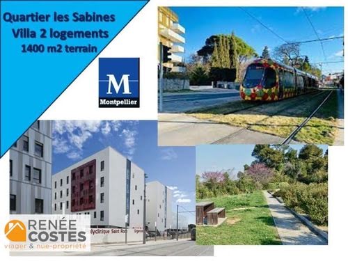 Vente viager 4 pièces 210 m² à Montpellier (34000), 291 650 €