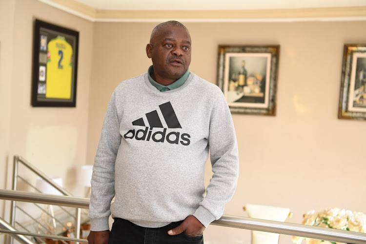 Former TS Galaxy and Chippa United coach Dan Malesela at his Mabopane home in Pretoria on June 1 2021.