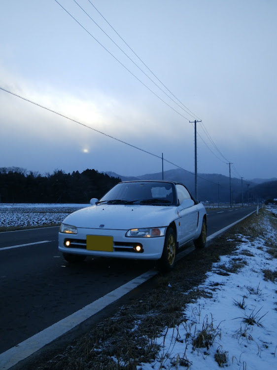ビートの出勤途中・夕景・ガチ凍結に関するカスタム事例の投稿画像3枚目