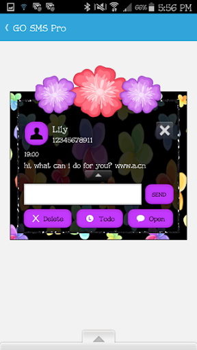 免費下載個人化APP|GO SMS - FlowerLove6 app開箱文|APP開箱王