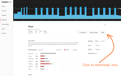 Zwift ZWO Download for TrainerRoad