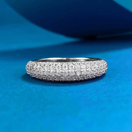 Title 2, European and American Full Rhinestone Zircon Ri...