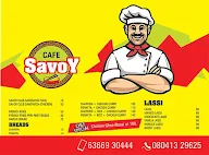Savoy Castle menu 5