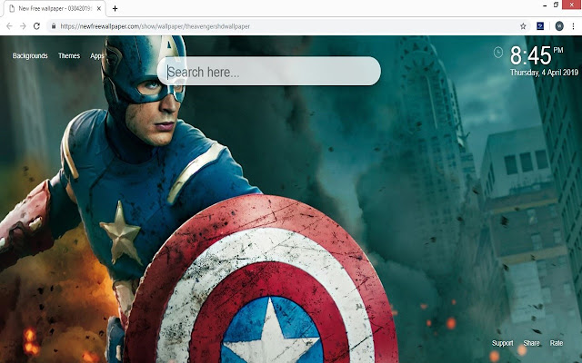 The Avengers HD Wallpaper New Tab