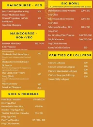 Oriental Majik menu 5