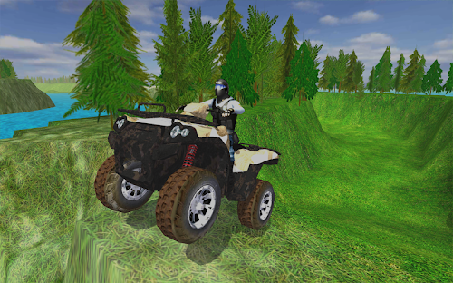 Android application ATV Quad Forest Driver Stunts screenshort