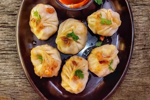 Schezwan Steamed Momos [6 Pieces]