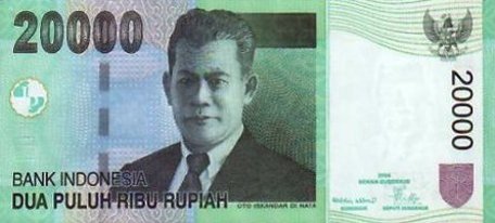 Uang Kuno Kedaluwarsa : 20.000 Rupiah