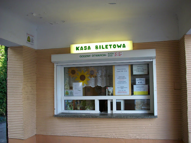 Kasa biletowa w Starym Zoo - widok obecny