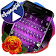 Digital Purple 3D Keyboard icon