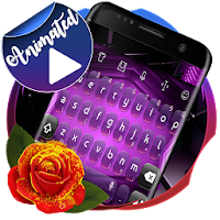 Digital Purple 3D Keyboard