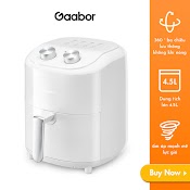 Nồi Chiên Không Dầu Gaabor Ga - M4A01 Dung Tích 4L Công Suất 1200W Điều Khiển Cơ Học - Hàng Chính Hãng