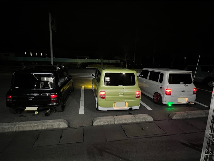 アルトラパンのラパン乗りと繋がりたい・どまんなかたぬま・he21s・ガソスタ映え・ドライブに関するカスタム事例の投稿画像3枚目