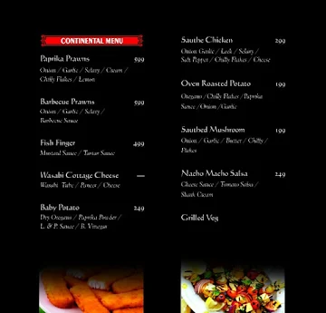 Spice Pavilion menu 