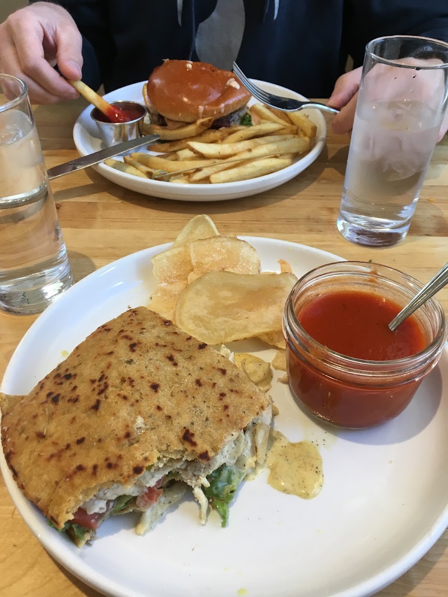 Gluten-Free Sandwiches at Main Street Social