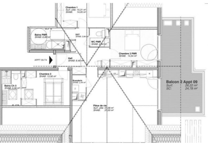 Vente appartement 4 pièces 107 m² à Bonneville (74130), 501 000 €