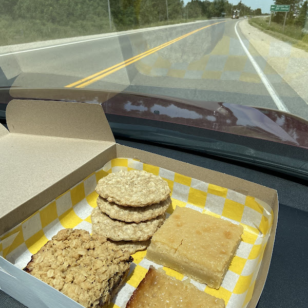 Lemon Bars, Date Bars, Maple Oatmeal cookies!