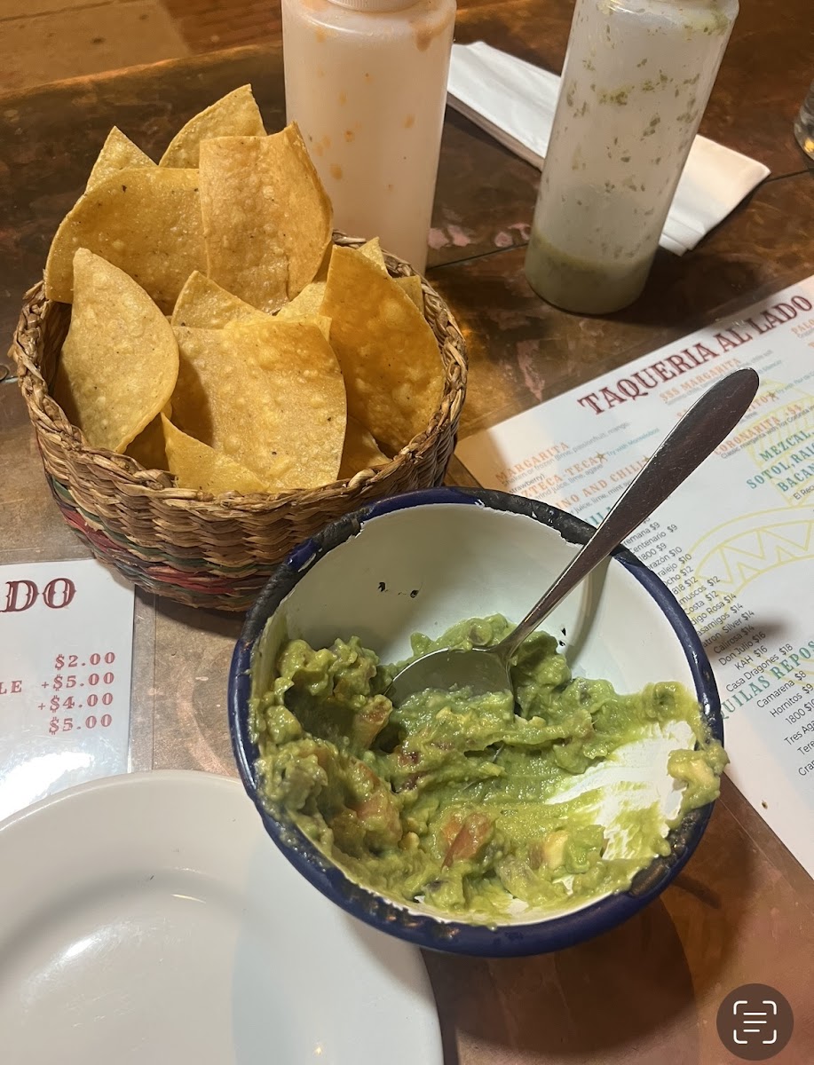 Guac and chips