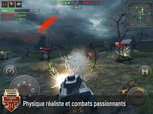 Télécharger Battle Tanks: Legends of World War II APK MOD (Astuce) 1