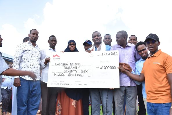 Lagdera MP Abdikadir in Afweine, Garissa county