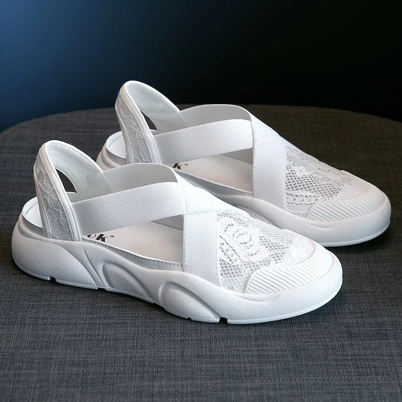 Women's Fisherman Sandals Summer Muffin Platform Breathable Casual Flat Fisherman Shoe for all day comfort and style.