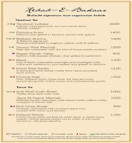 Baluchi - The Lalit menu 6