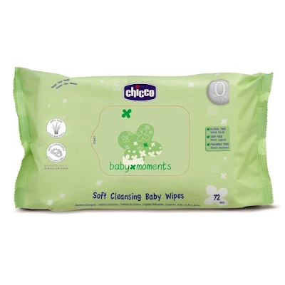 Chicco Soft Cleansing Wipes - 72 pcs