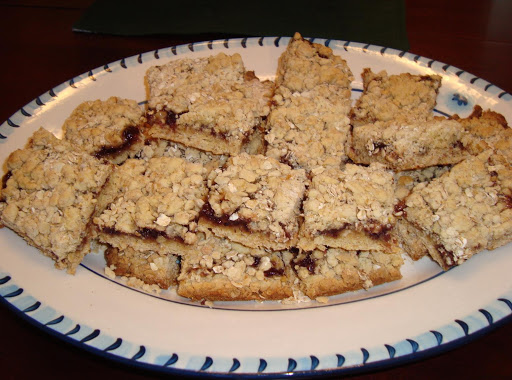 Blackberry Jam Oatmeal Bars