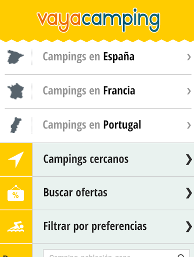 Encuentra camping