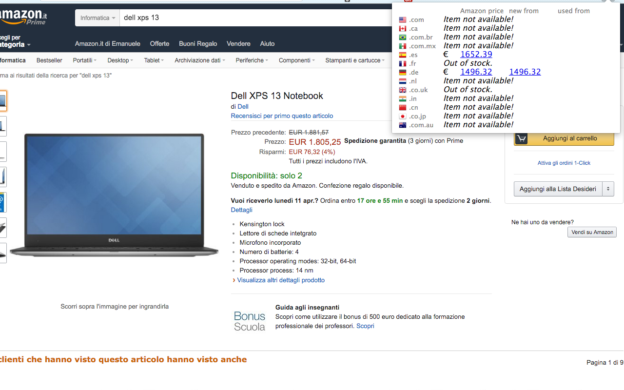 Amazon Price Comparator Preview image 1