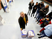 Ebrahim Rasool, the ANC elections head in the Western Cape, voted in Pinelands, Cape Town, on May 8 2018. 