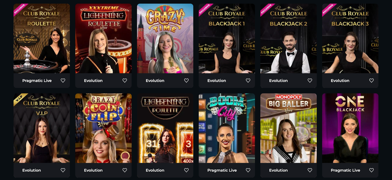 Le Casino en direct est présent en force sur Boomerang