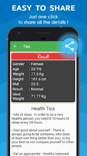 BMI Calculator & WHR Ratio(圖4)-速報App
