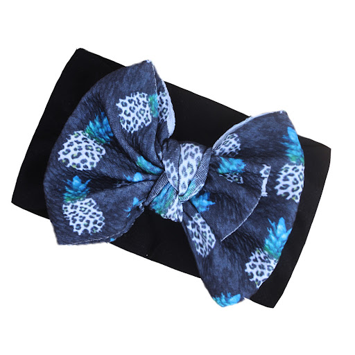 Title 3, Fashion Kids Double Layer Printed Bow Bandana, ...