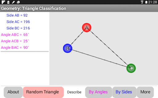 Geometry:Classifying Trianlges