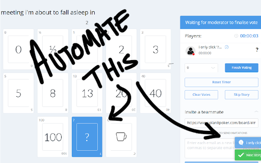 Planning Poker Auto Picker (for PlanITpoker)