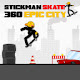 Stickman Skate 360 City Game New Tab